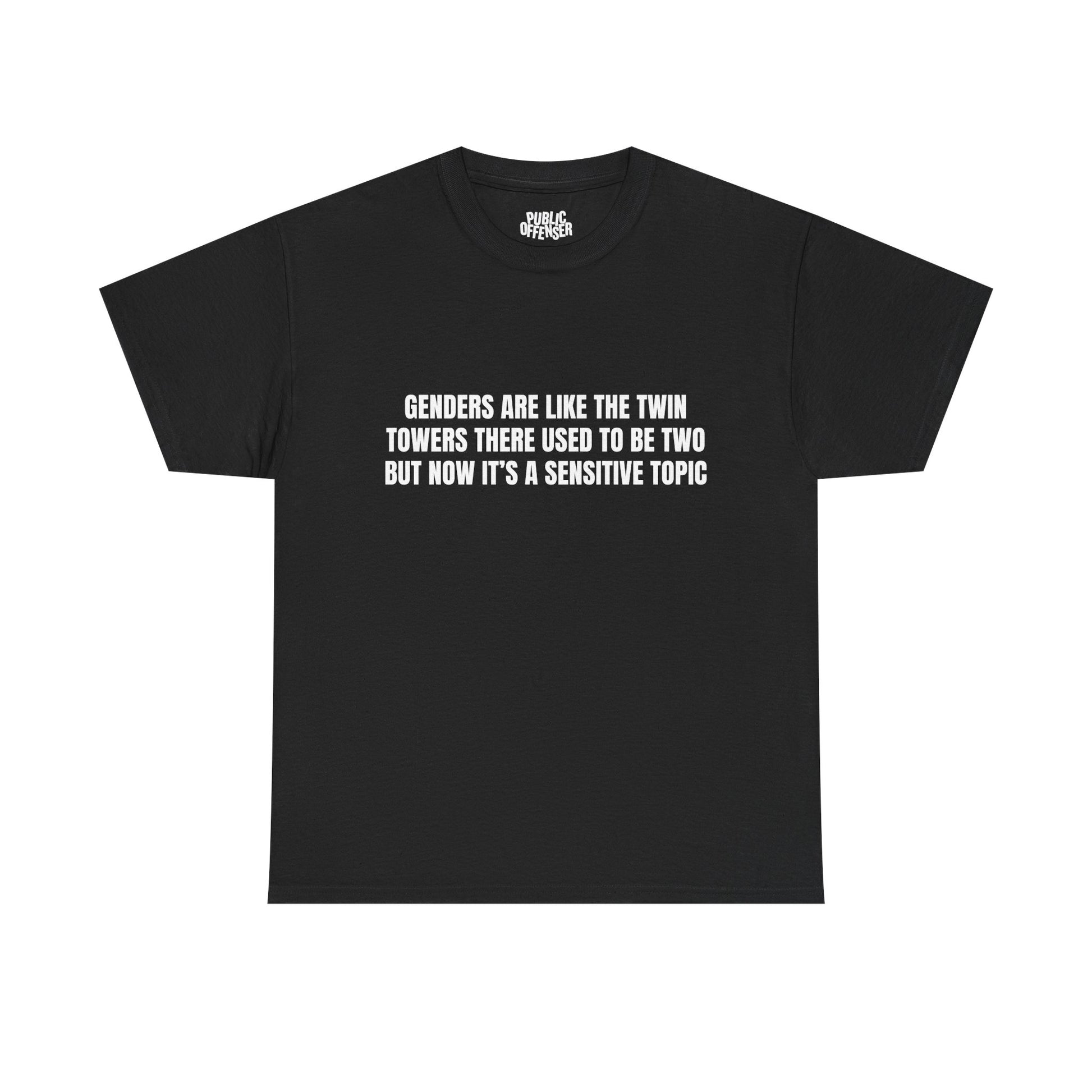 Sensitive Topic funny sarcastic t-shirt alternate color, heavy cotton unisex tee