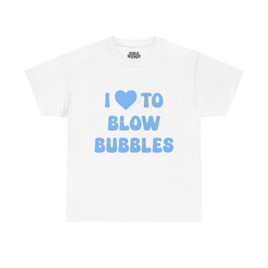 I love to blow BUBBLES